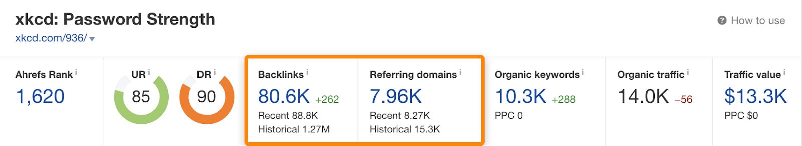 2 password strength links