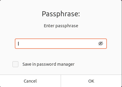 passphrase protect file