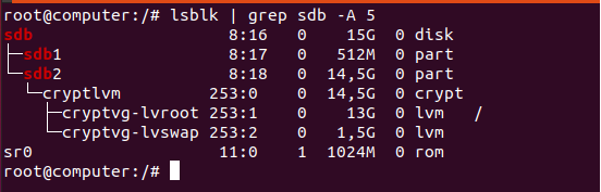 chroot encrypted drive