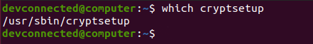 which cryptsetup