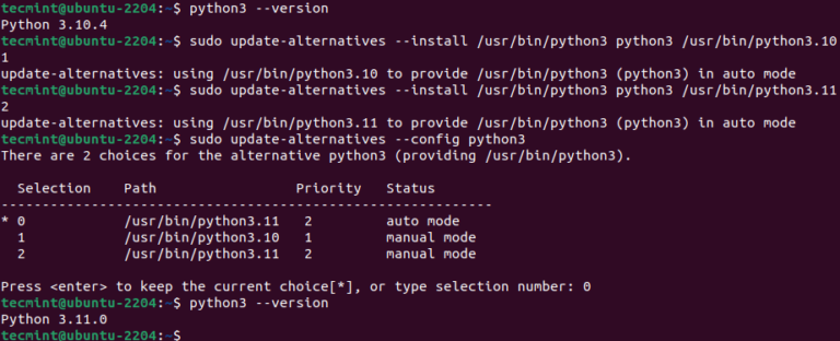 How to Install Latest Python 3.11 in Ubuntu