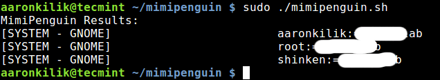 MimiPenguin – Dump (Hack) Login Passwords of Linux Users