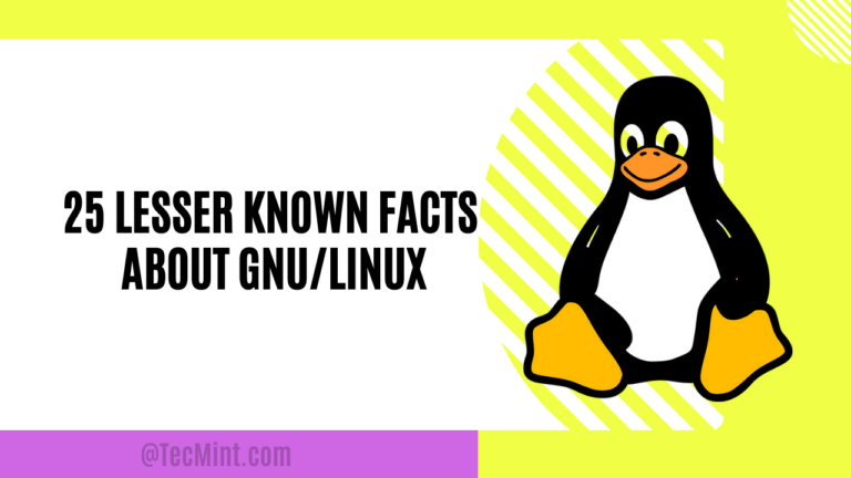 25 Lesser Known Facts About GNU/Linux You Didn’t Know