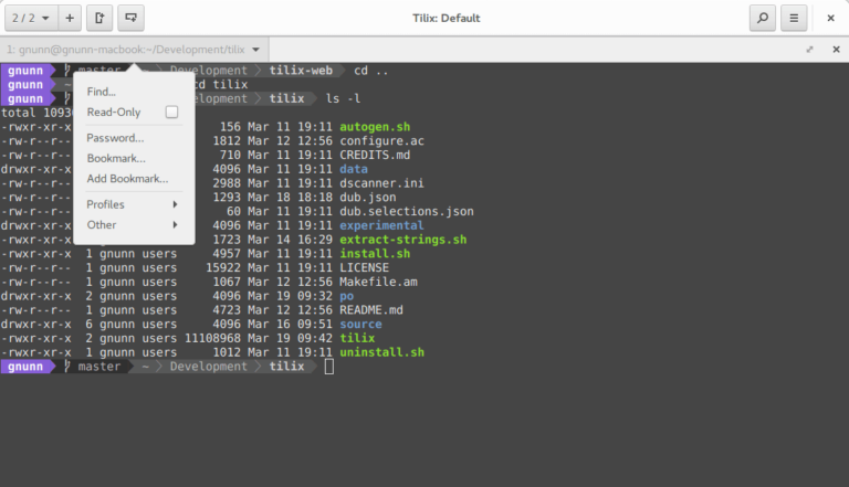 Tilix – A New GTK 3 Tiling Terminal Emulator for Linux