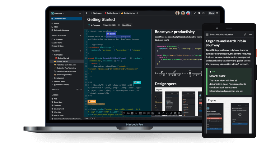 Boost Note - Project Management Tool