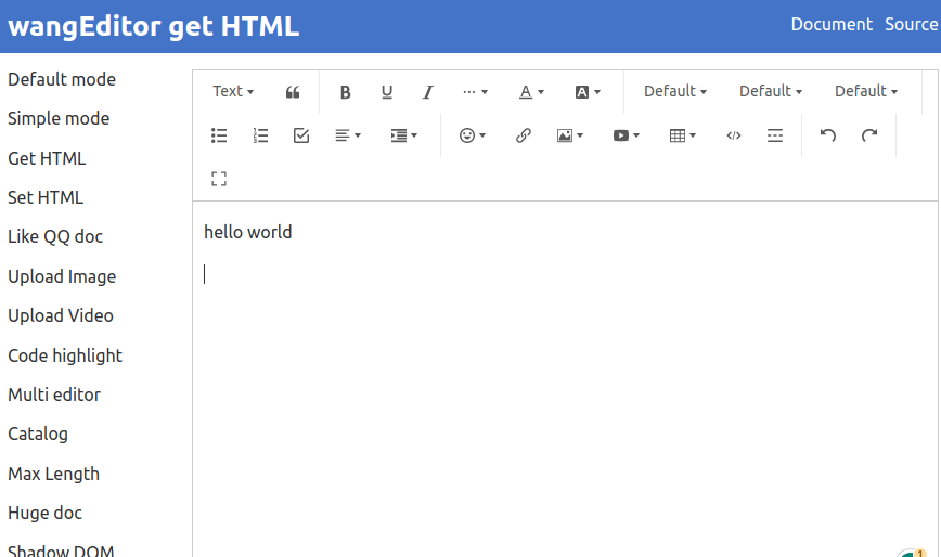 WangEditor - Web Editor