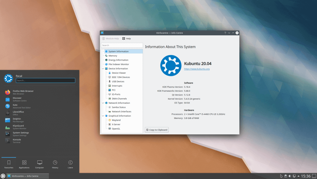 Kubuntu Linux