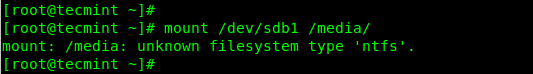 How to Mount Windows NTFS Partition in RHEL Distributions