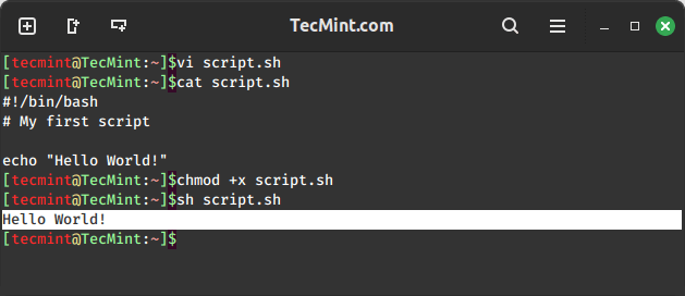 Understand Linux Shell and Basic Shell Scripting – Part 1