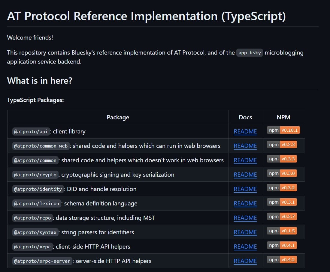 at protocol github page screenshot