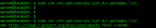 Manually Add APT Repository