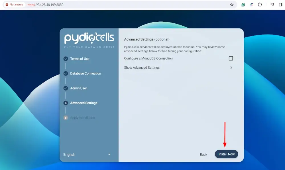 Install Pydio Cells