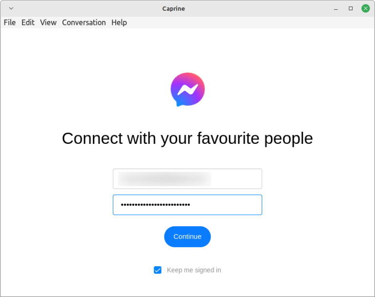 Caprine – Facebook Messenger Desktop Client for Linux