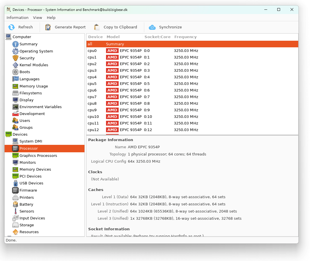 Linux System Processor