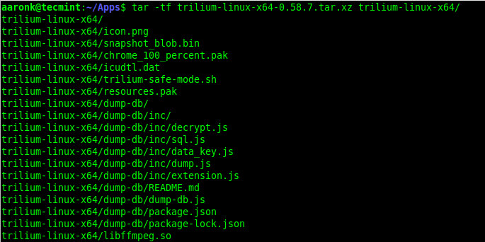 How to List and Extract [Unzip] tar.xz File in Linux