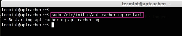 Start Apt Cache Service