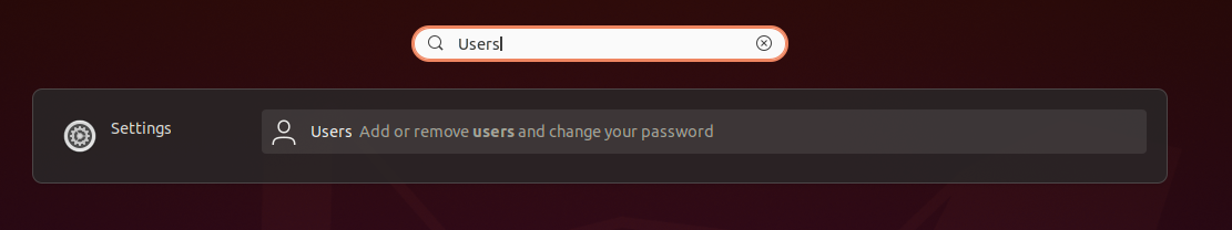 activities tab on ubuntu