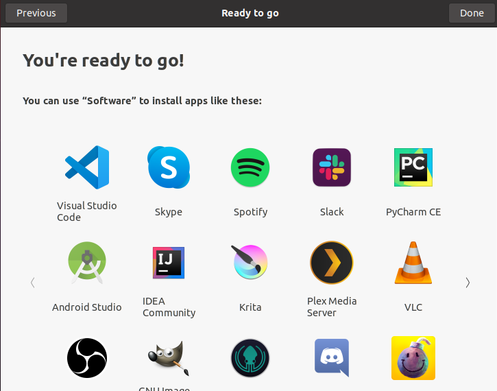 ubuntu ready to go!