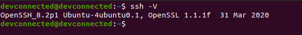 getting ssh version on linux