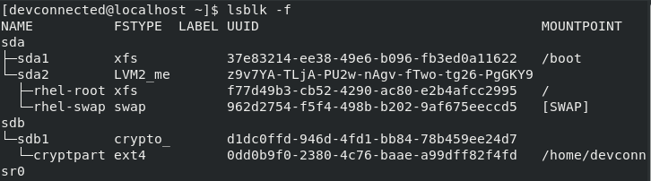 key file automount luks