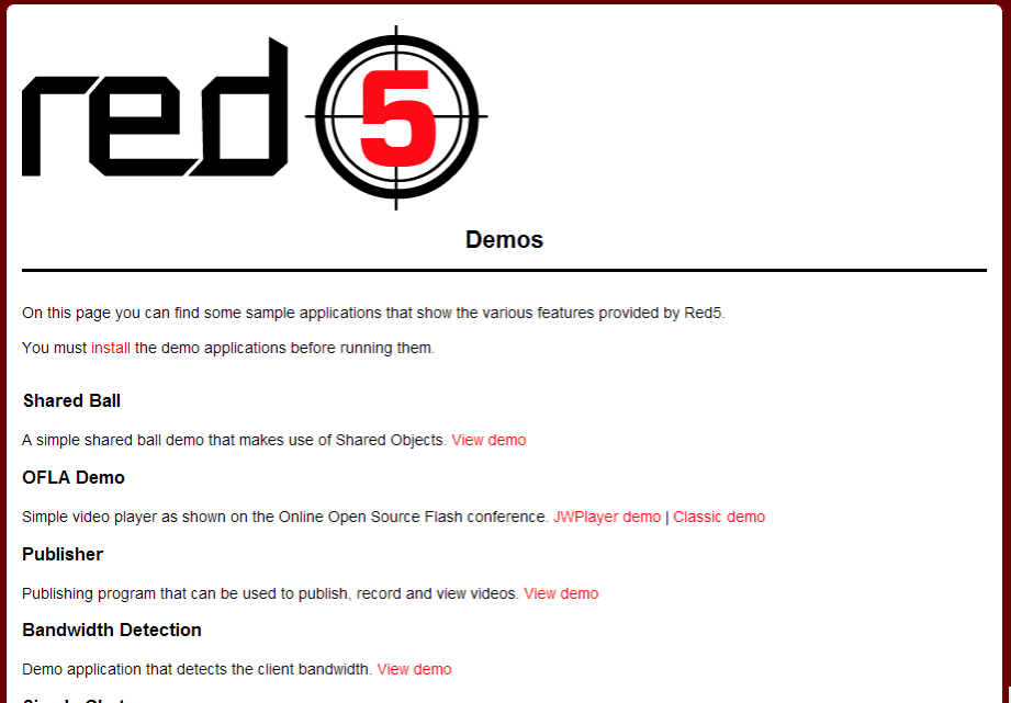Red5 Media Server