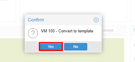 Confirm VM Template Creation